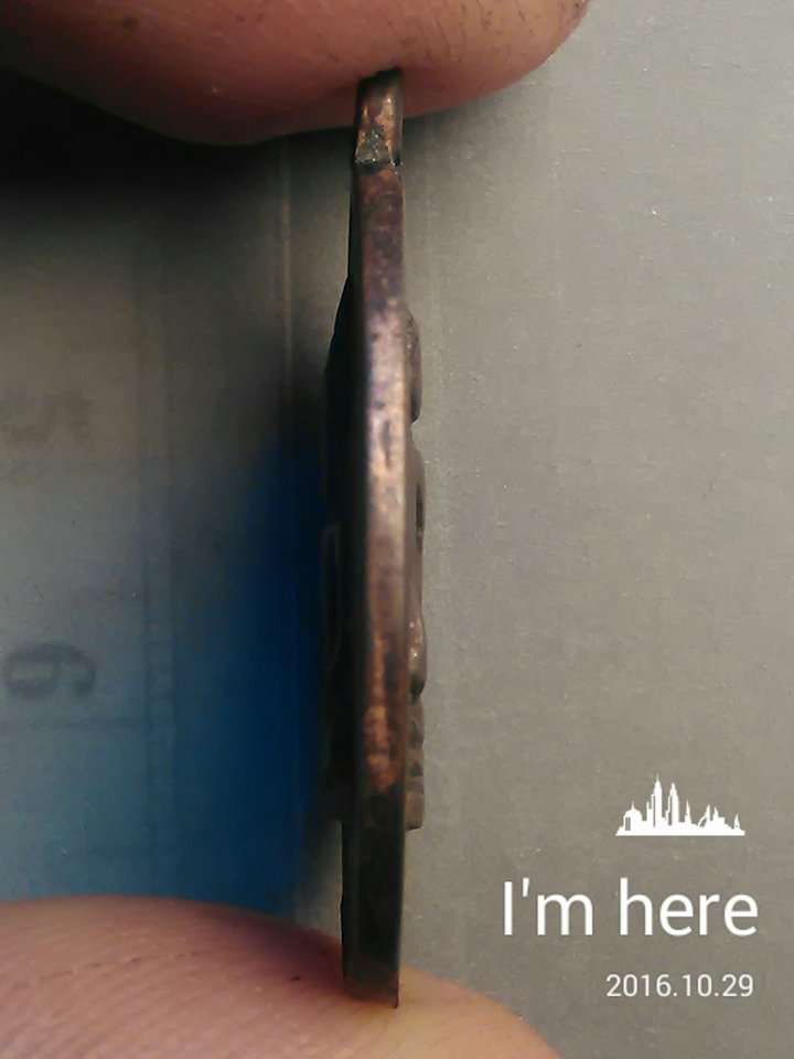 เหรียญ หลวงพ่อ เชียงแสน หลัง หลวงพ่อ สุโขทัย วัด ตรังคภูมิพุทธาวาส อ. กันตัง ตรัง 200.-