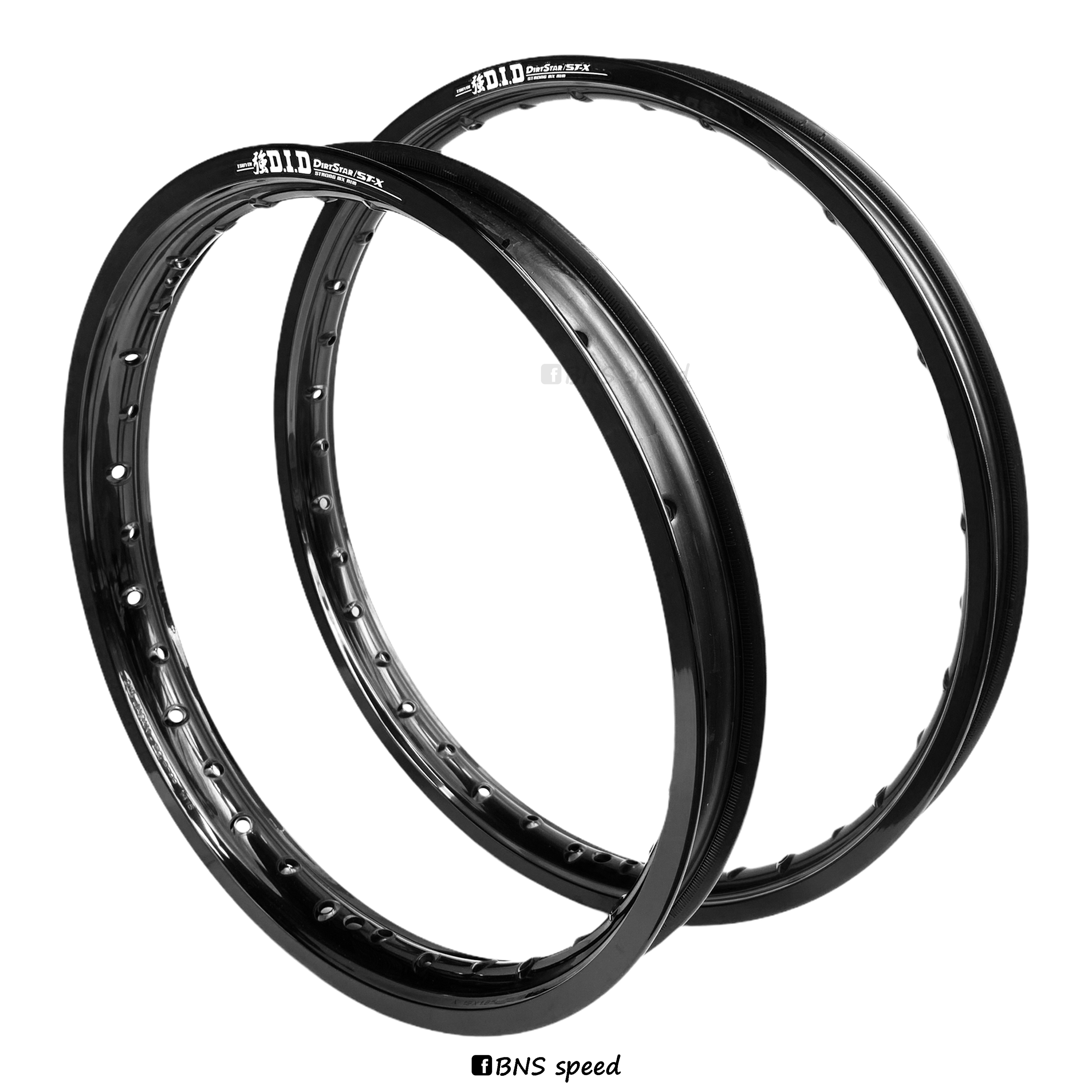 ขอบล้อ DID DirtStar ST-X 21x1.60+19x1.85 Honda CRF Motocross Model - ดำ