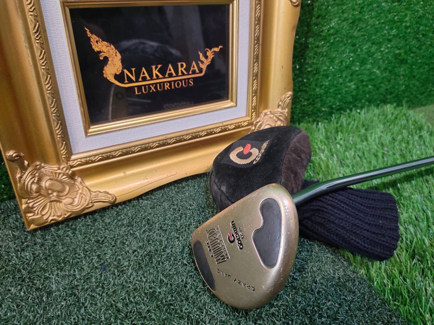 PUTTER GOLDWIN U.S.A. CNC MILLED MALLET CRAZY JANE