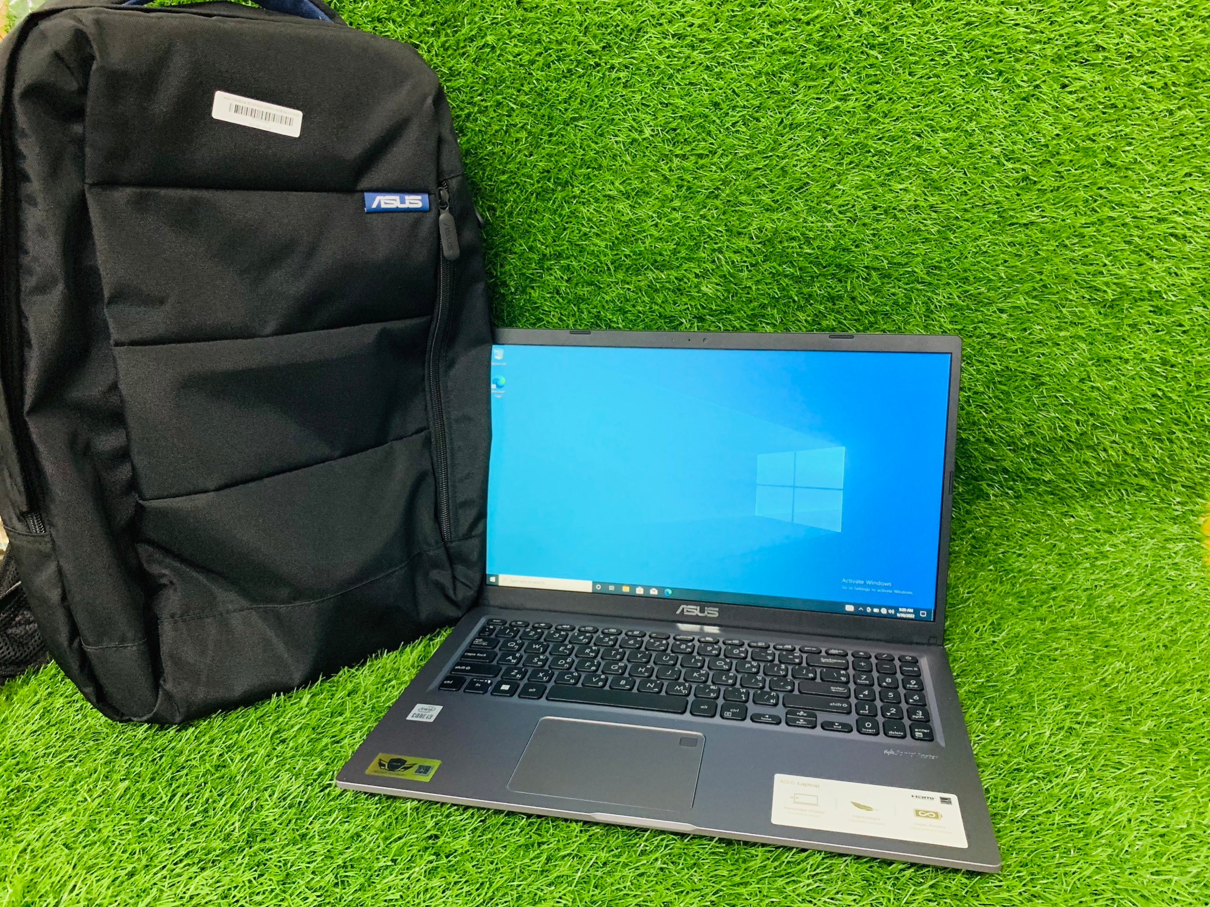 โน้ตบุ๊ค Notebook Asus VivoBook X515JA(i3-1005G1/4GB/M.2 512GB)+Adapter+กระเป๋า จอ๔ลอกเล็กน้อย ไม่มีผลต่อการใช้งาน