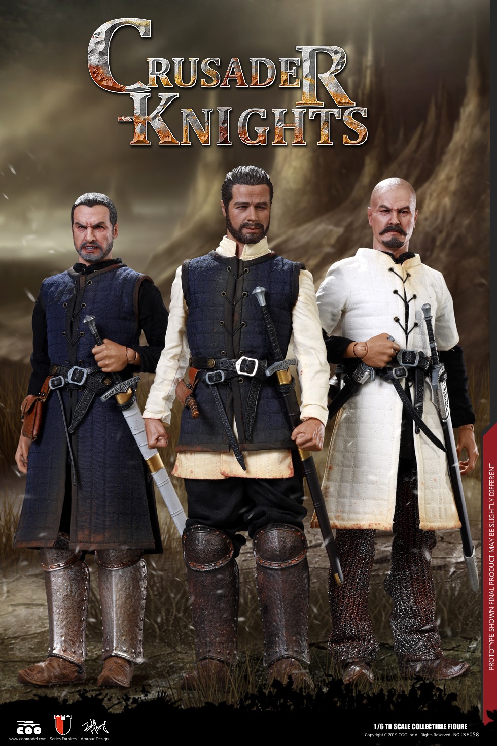 [สั่งจอง] COOMODEL SE055/SE056/SE057/SE058 1/6 SERIES OF EMPIRES DIE-CAST