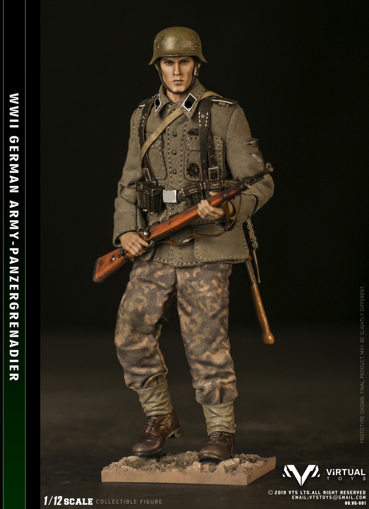 [สั่งจอง]VTS TOYS VG001 1/12 POCKET ELITE SERIES WWII German Army - Panzergrgrenadier