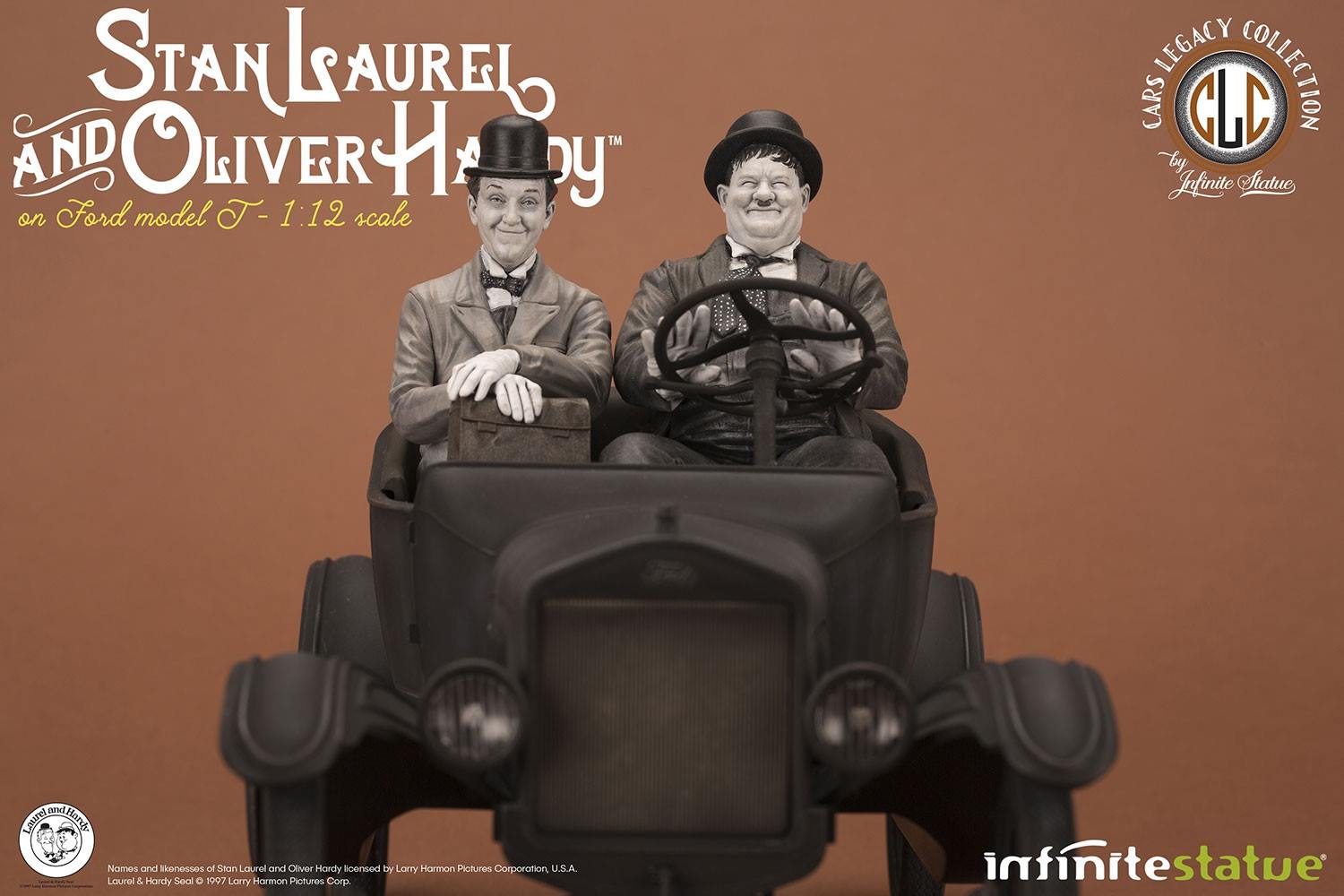 [สั่งจอง]Sideshow X Infinite Statue 906957 : Laurel & Hardy on Ford Model T Statue.