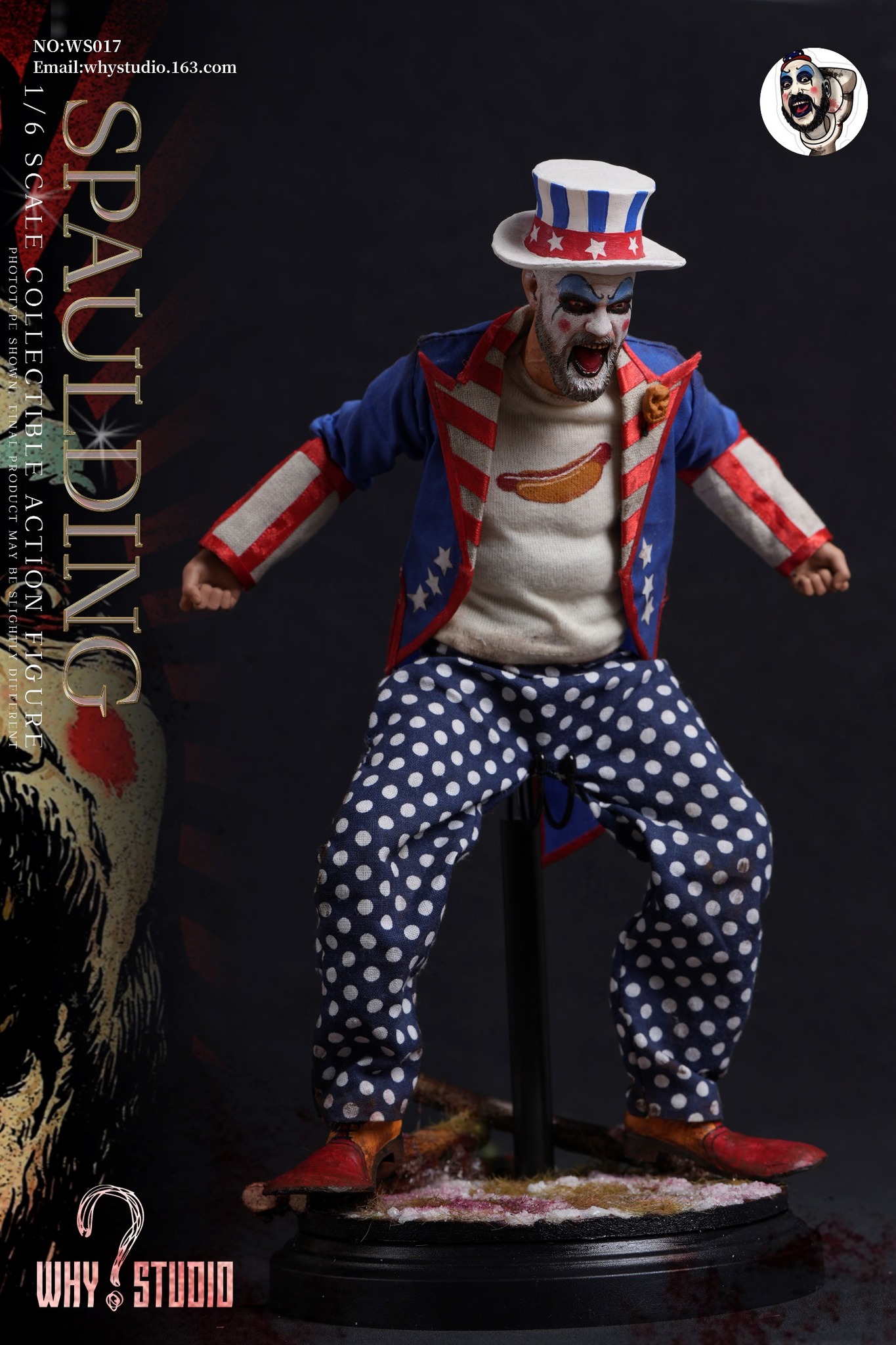 [สั่งจอง] WHY STUDIO WS017 1/6 : captain Spaulding