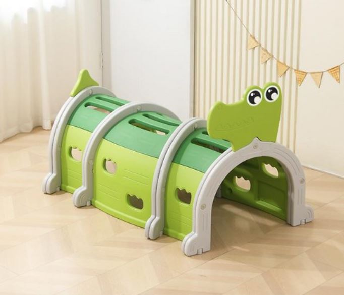 ถ้ำลอด,ท่อลอด ,อุโมงค์จระเข้น้อย 3 ท่อน, ของเล่นสนาม,ของเล่นเสริมพัฒนาการ พร้อมส่ง ราคาโรงงาน