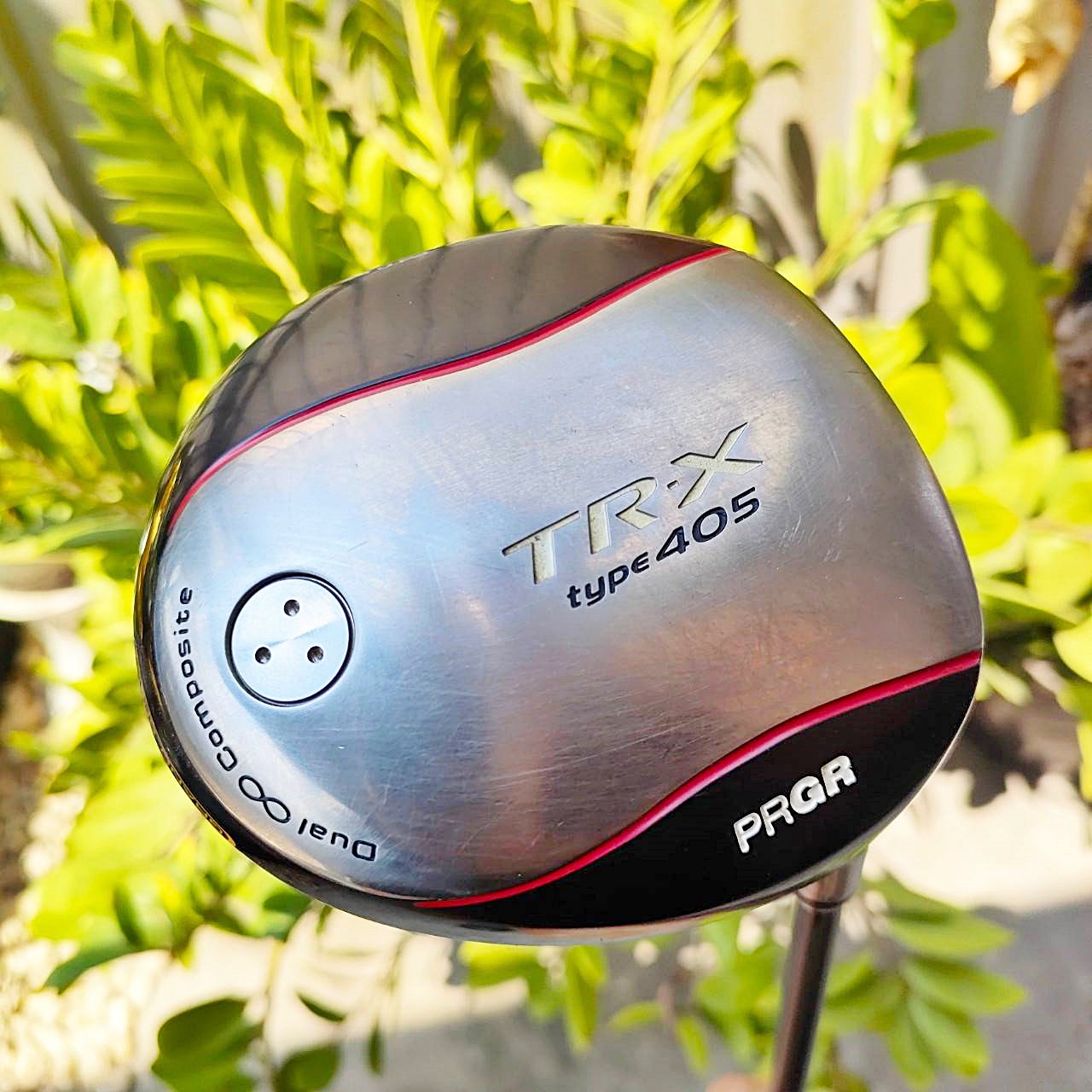 DRIVER PRGR TR-X TYPE 405 ก้าน MEDIUM BUTT พรีเมี่ยมญี่ปุ่น วัสดุ DUAL COMP กระดองเคฟล่าทั้งชิ้น ไม้กอล์ฟมือสอง ของแท้ BY NakaraLuxurious