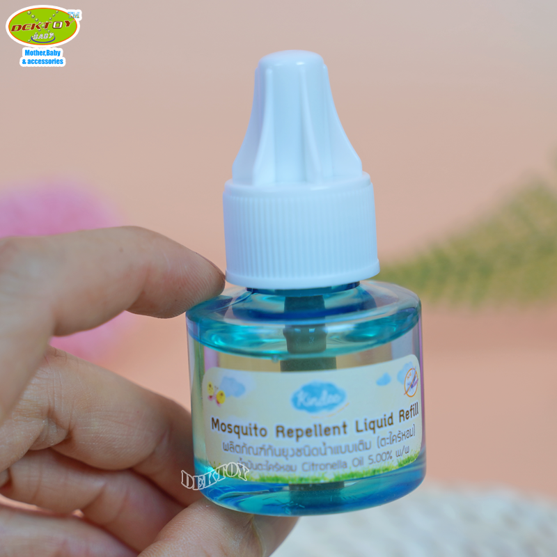 Kindee คินดี้ น้ำยาเติมเครื่องไล่ยุงกลิ่นตะไคร้หอม 45 มล.