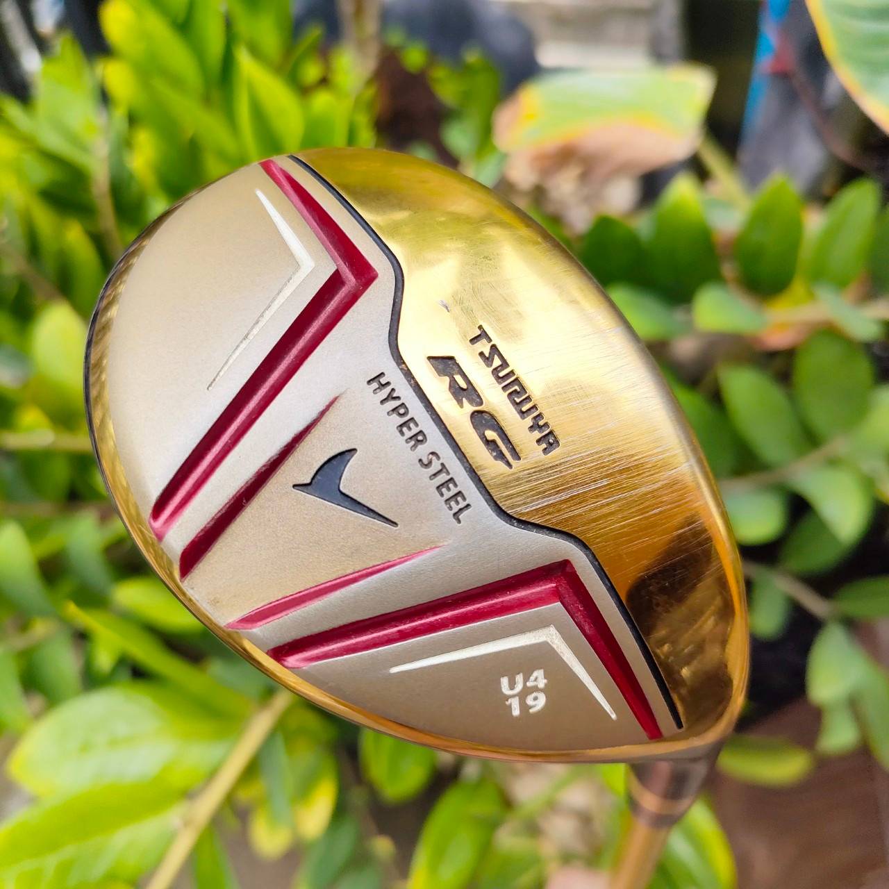 U4 TSURUYA RG องศา 19 วัสดุ HYPER STEEL หน้าเด้ง ก้าน TSURUYA RG FLEX R หัวสีทอง พรีเมี่ยมญี่ปุ่นแท้ๆ ไม้กอล์ฟมือสอง ของแท้ BY NakaraLuxurious