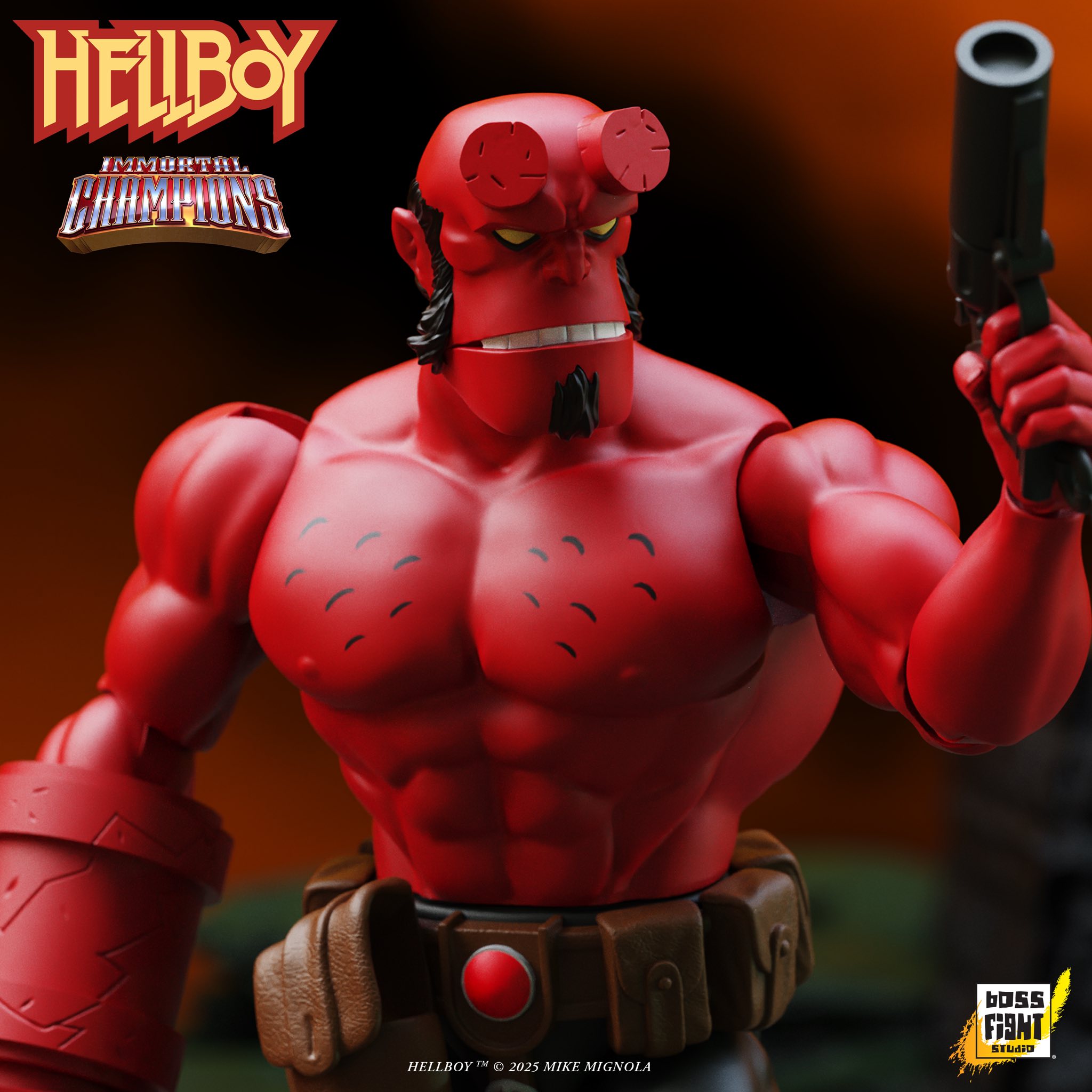 [สั่งจอง]Boss Fight Studio : Retro Hellboy (5.5 นิ้ว)