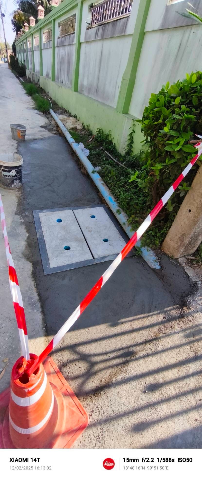 งานวางระบบท่อระบายน้ำ เทศบาลตำบลเบิกไพร อ.บ้านโป่ง