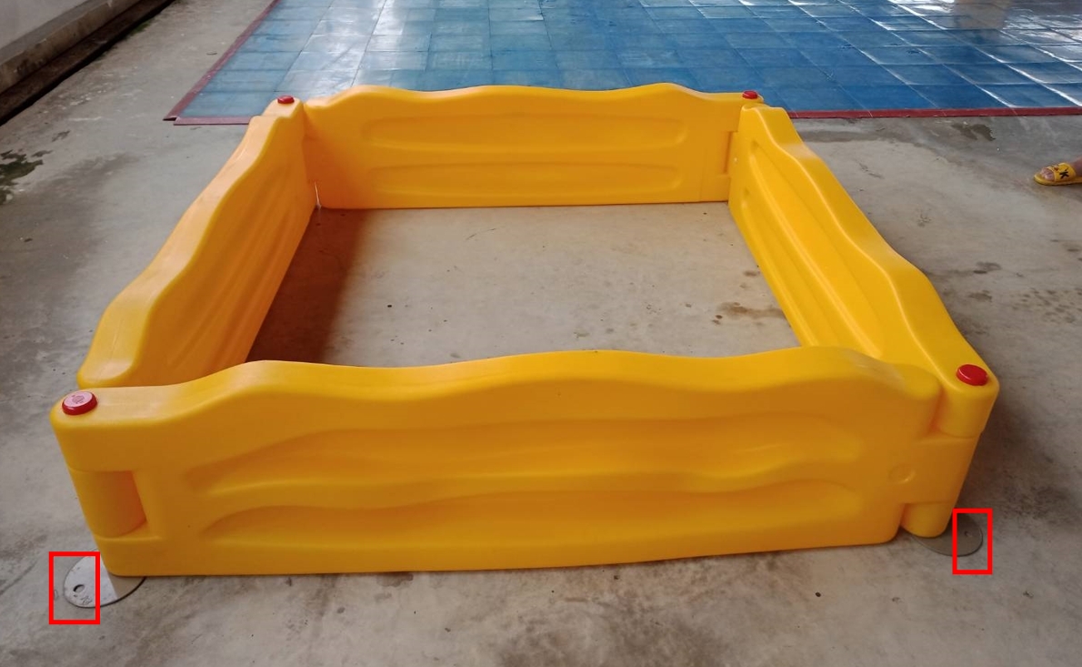 บ่อทรายสี่เหลี่ยม , กระบะทรายเด็ก, บ่อทรายเด็กเล่น ของเล่นเด็ก พร้อมส่งราคาโรงงาน