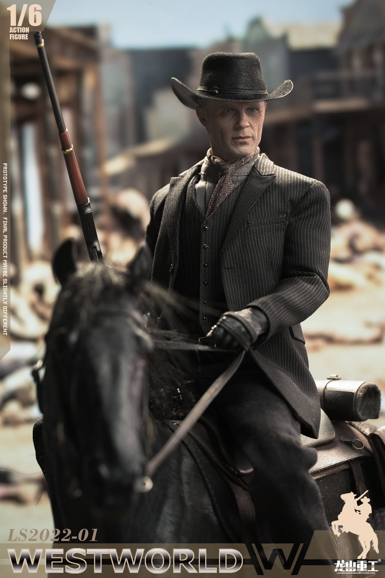 [พร้อมส่ง]Longshan Heavy Industry 1/6 : Western Paradise Man in Black เเพ็คคู่