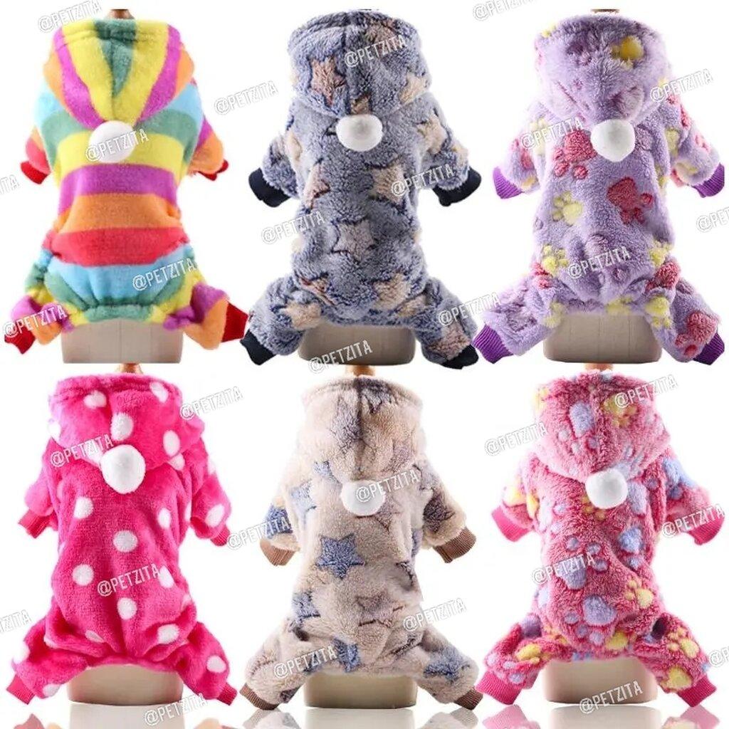 🇹🇭พร้อมส่ง🇹🇭ชุดสี่ขาแฟนซี ผ้าขนสำลีนุ๊มนุ่ม 🐶🐱 for pet ชุดสุนัข เสื้อหมา เสื้อแมว
