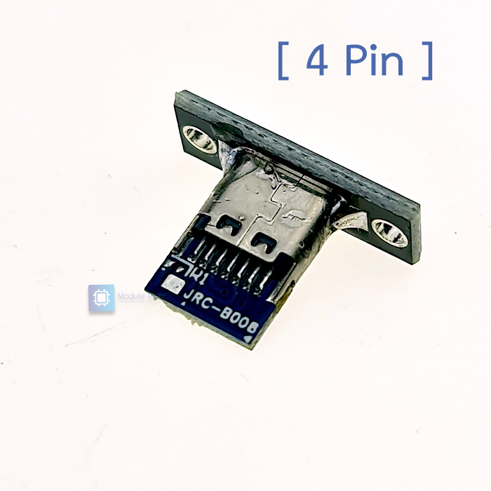ซ็อกเก็ต Type-C ตัวเมียแบบติด panel USB Type-C Socket with panel