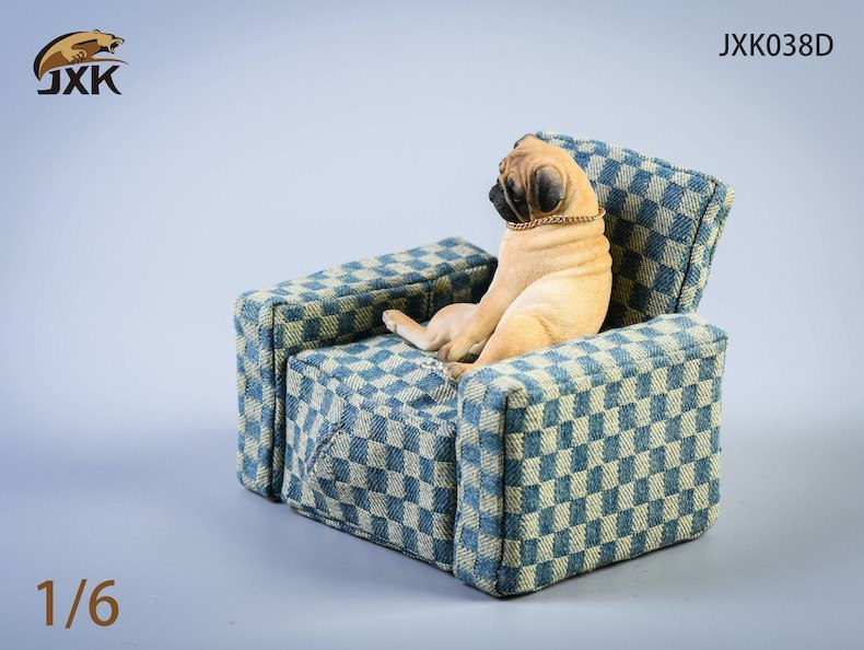 [สั่งจอง]JXK 1/6 JXK038A/B/C/D : Pug With Sofa Set