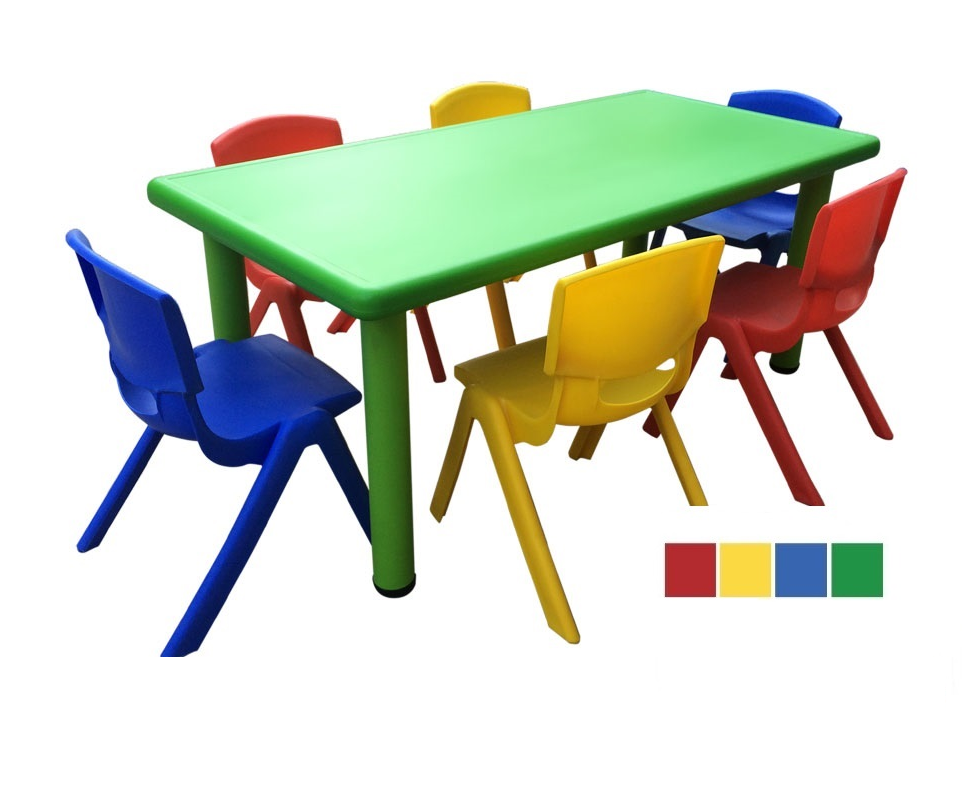 ชุดโต๊ะสี่เหลี่ยมผืนผ้าพร้อมเก้าอี้6ตัว ,โต๊ะนักเรียน ขาเหล็ก,ชุดโต๊ะพร้อมเก้าอี้, ปรับระดับได้พร้อมส่ง สำหรับเด็ก อนุบาล โรงเรียน เนอสเซอรี่ ศูนย์พัฒนาเด็กเล็ก