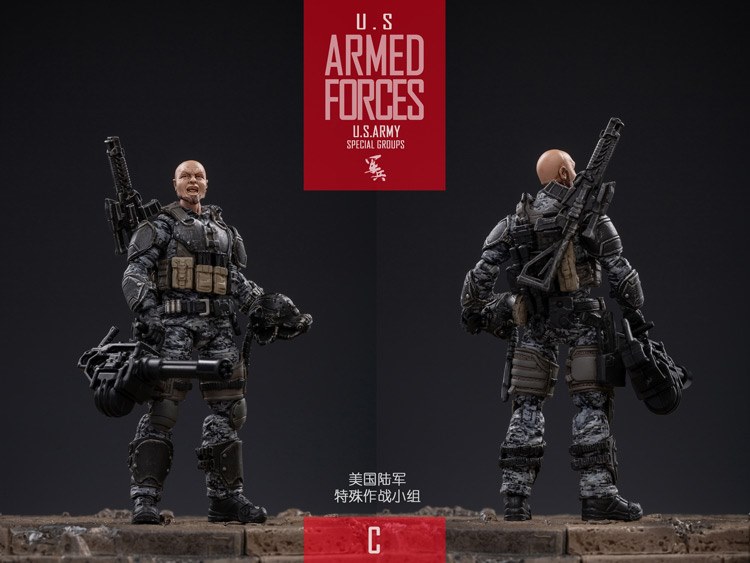 [สั่งจอง]JOYTOY 1/18 JTUS005 U.S.army special operations unit
