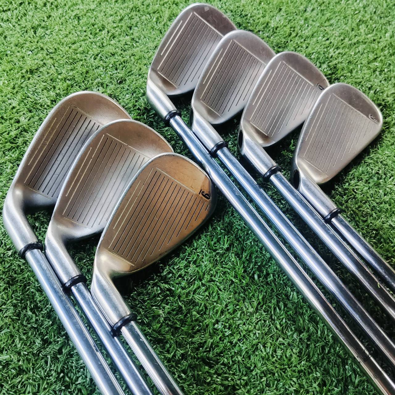 ชุดเหล็ก CALLAWAY STEELHEAD X-14 มีเหล็ก 5-9 เเละ PW SW สุดยอดก้านเจาะทะลุผ่าแฉก ก้าน STEELHEAD UNIFLEX เดิม สติ๊กเกอร์เดิมหมด ไม้กอล์ฟพรีเมี่ยมมือสอง ของแท้ By NakaraLuxurious