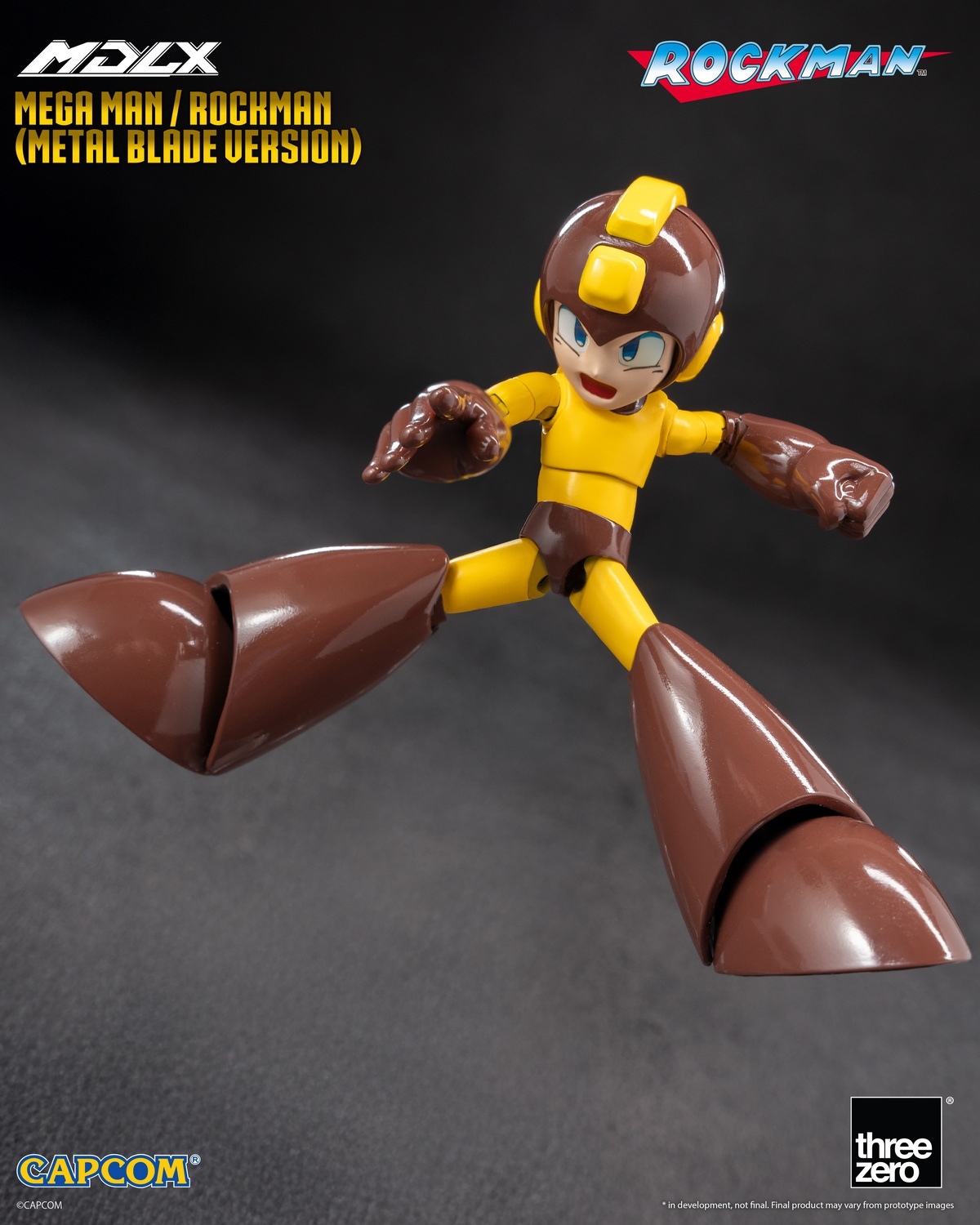 [พร้อมส่ง] Threezero 3Z05750A0 4" : MDLX - Mega Man / Rockman (Metal Blade Version)