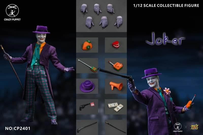 [พร้อมส่ง] CPTOYS X NICETOYS CP2401 1/12 : Joker 1989 edition
