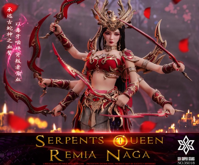 [สั่งจอง]3STOYS 3S018 1/6 : Serpent Queen Remia Naga Articulated