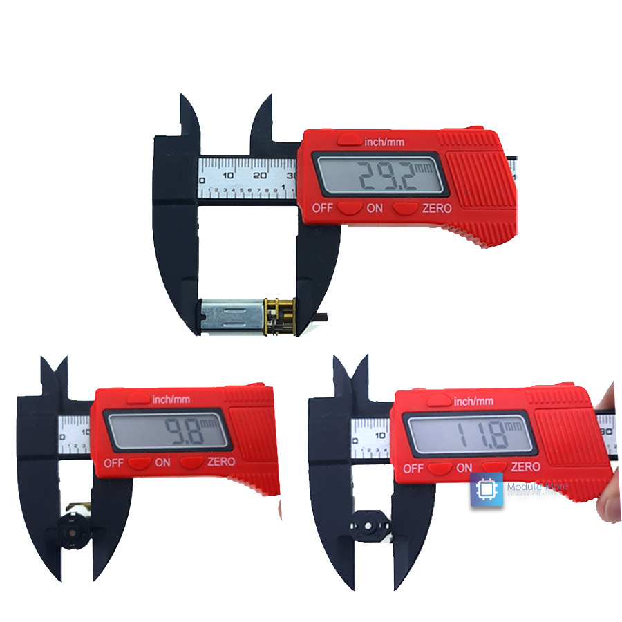 มอเตอร์เกียร์ N30 Geared DC Motor N30 3-12V