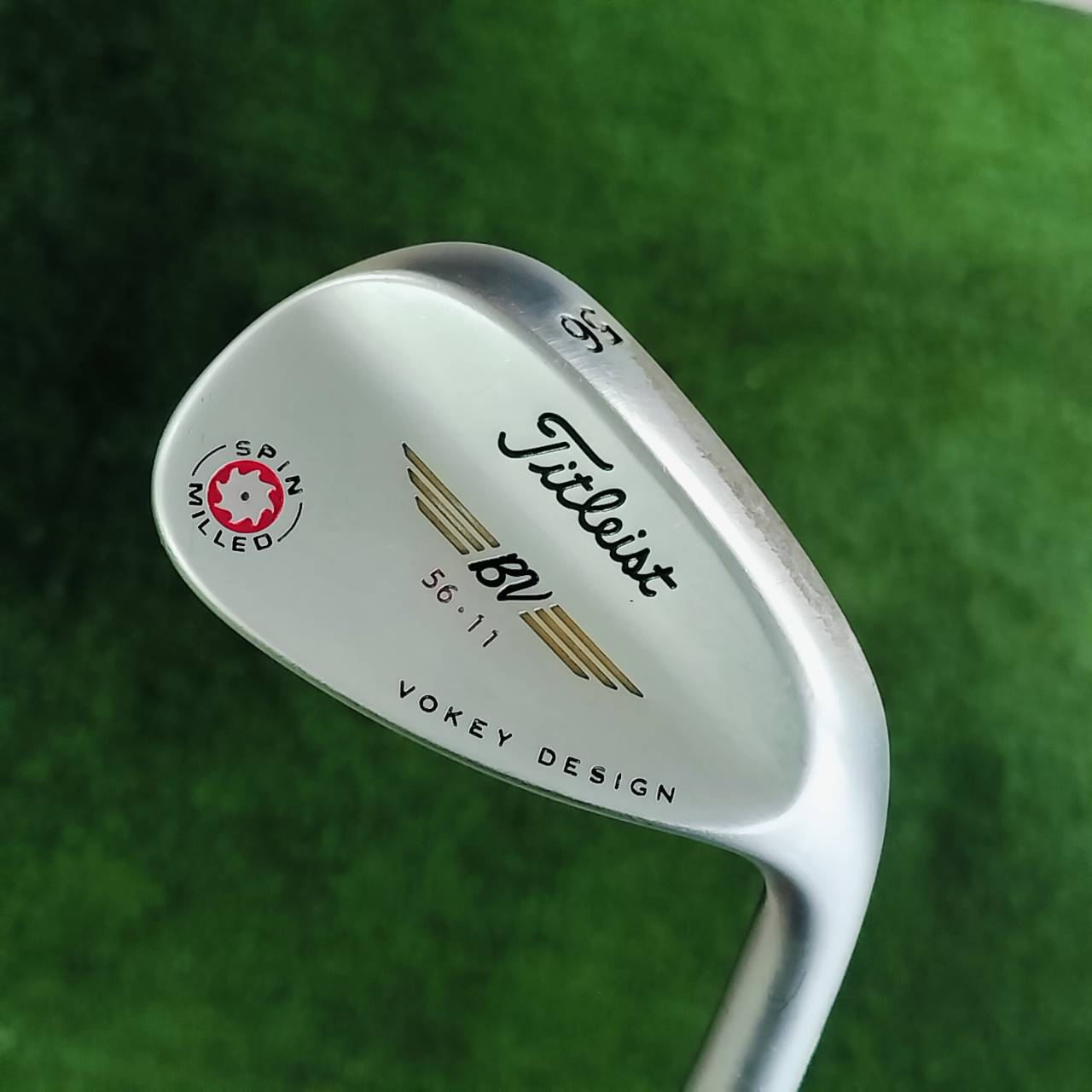 WEDGE Titleist VOKEY DESIGND SPIN MILLED จักรแดง ตัวโหด!!! องศา 56 BOUNCE 11 สภาพสวยมากๆ ไม้กอล์ฟมือสอง ของแท้ By NakaraLuxurious