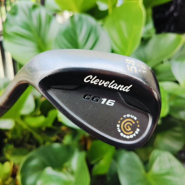 *** ไม้กอล์ฟมือซ้าย *** WEDGE CLEVELAND CG16 ZIP GROOVES ร่องสี่เหลี่ยม องศา 58 เบาท์ 12 ก้าน TRACTION FLEX WEDGE ร่องสี่เหลี่ยมเหมือนซิป กัดลูก ยังมี LACER MILLED โหดมาก ไม้กอล์ฟพรีเมี่ยมญี่ปุ่นมือสอง ของแท้ By NakaraLuxurious