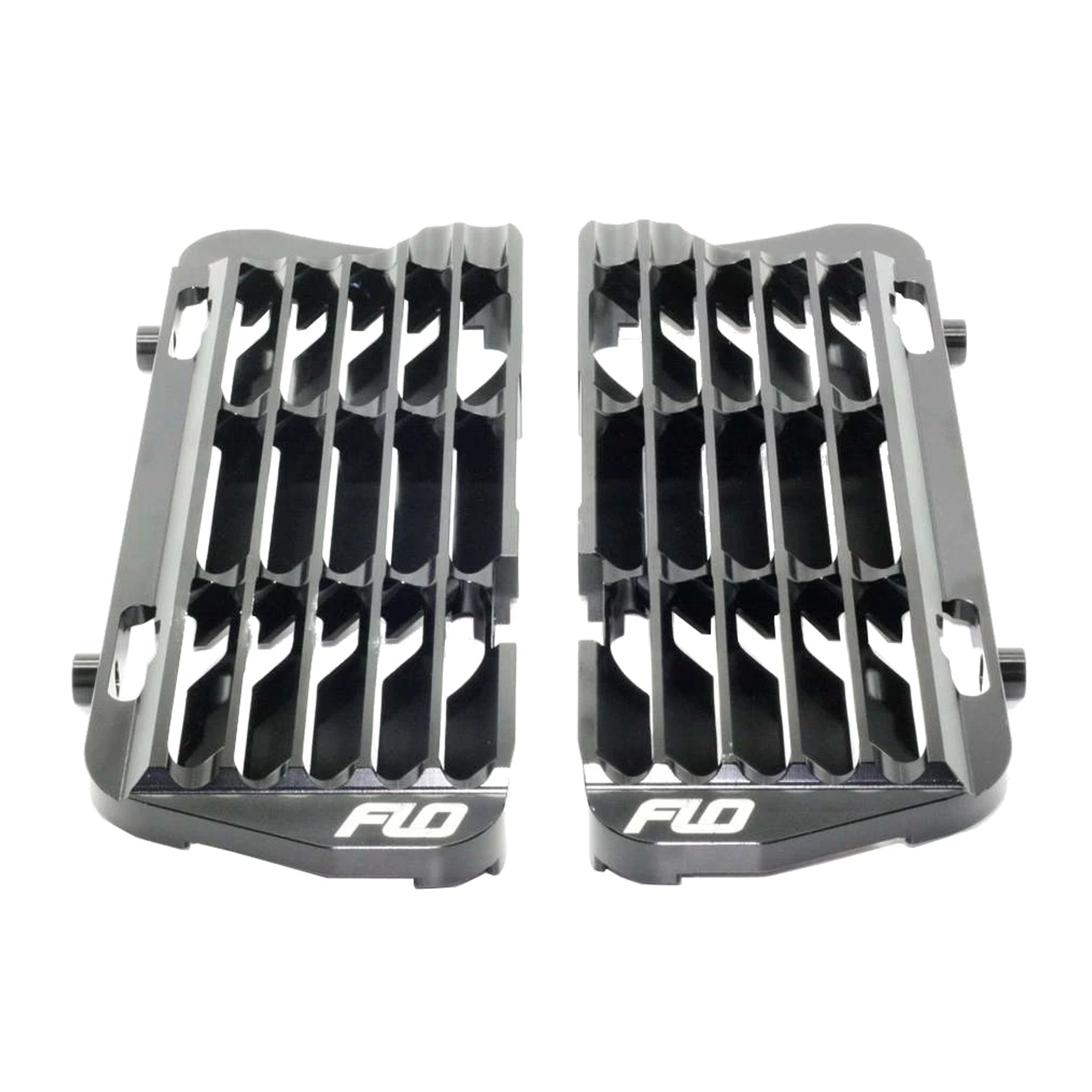 การ์ดหม้อน้ำ Flo Motorsports High Flow Radiator Brace KTM 08-16 ดำ