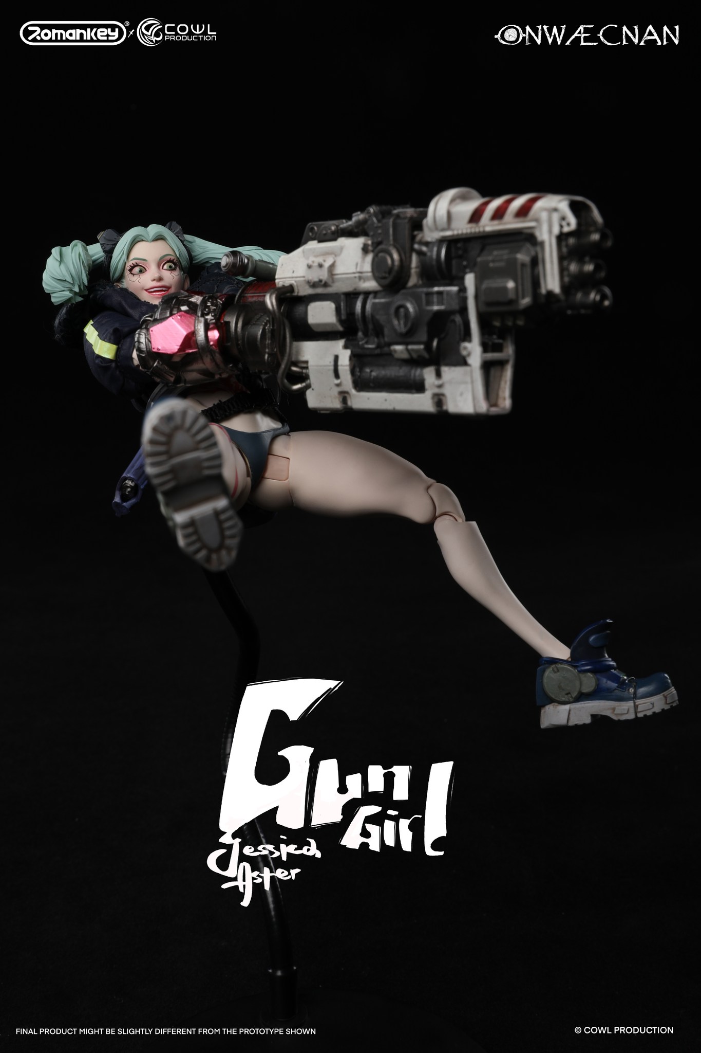 [พร้อมส่ง]Romankey 1/12 - Gun Girl Jessica Aster- Deluxe Version (2บอดี้ , 3 หน้าเปลี่ยน