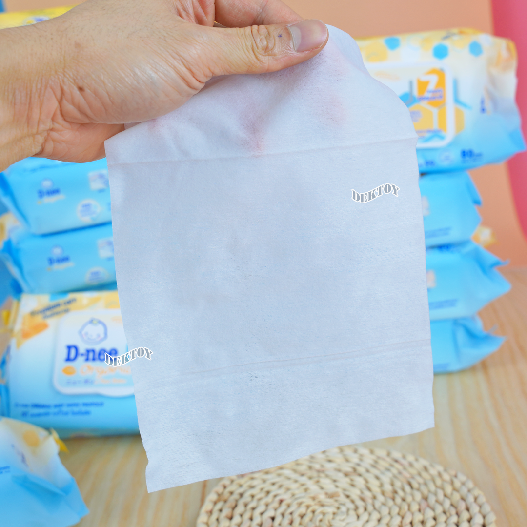 12 ห่อ ยกลัง ทิชชู่เปียก D-nee ออร์แกนิค เบบี้ไวพ์ โพรโพลิส ทิชชู่เปียกดีนี่ สีเหลือง 80 แผ่น