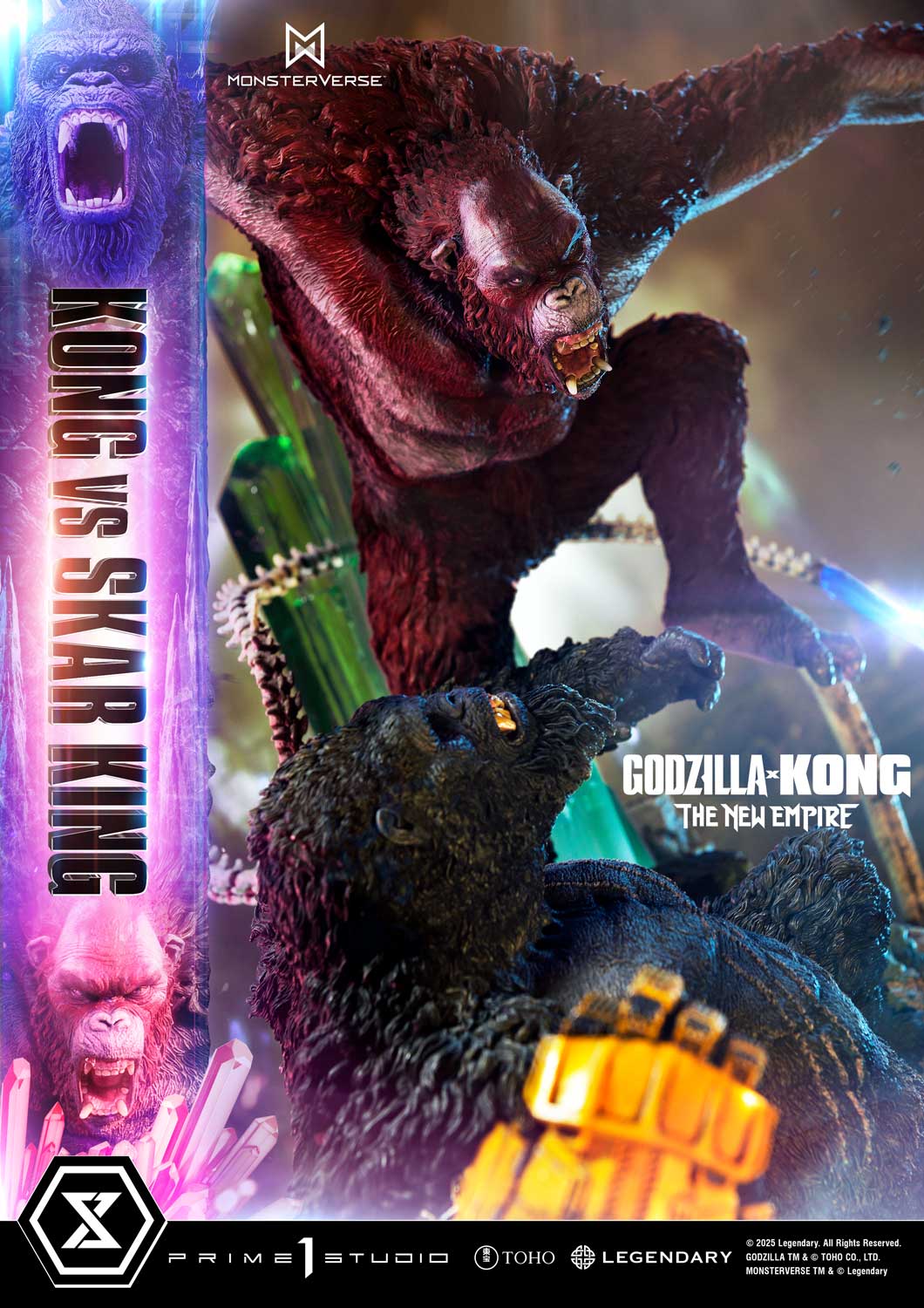 [สั่งจอง]Prime 1 Studio UDMGXK-02: Kong vs Skar King (Godzilla x Kong: The New Empire)