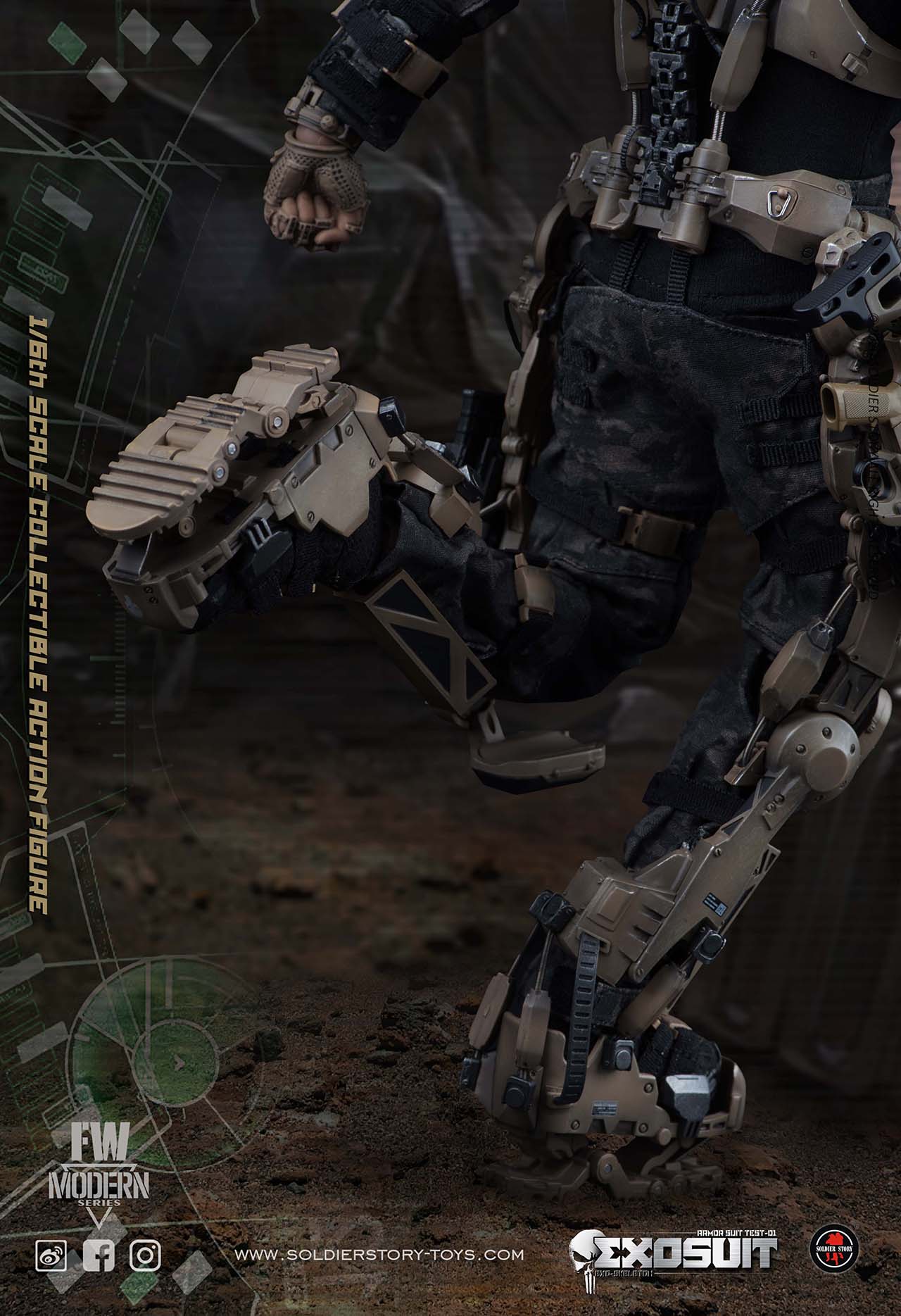 [สั่งจอง] SoldierStory SS122 1/6 : EXO SKELETON ARMOR SUIT TEST-01