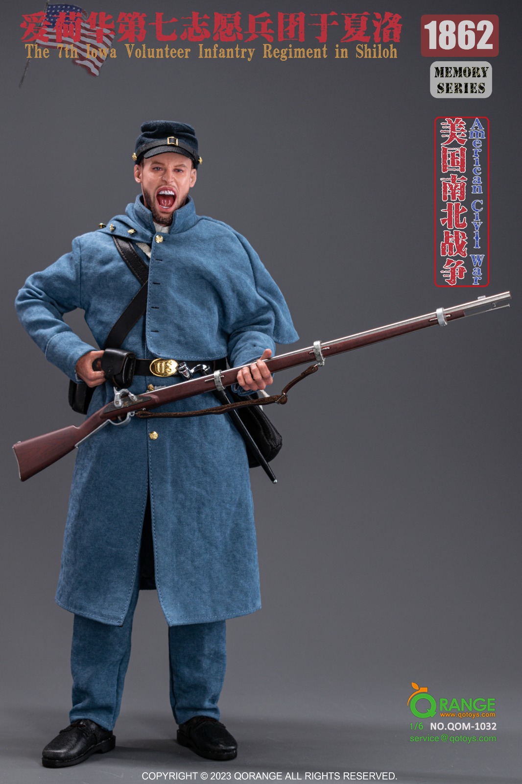 [สั่งจอง]QORANGE QOTOYS 1/6 - QOM-1031 1/6 French Napoleonic Foot Grenadiers of the Imperial Guard 1812