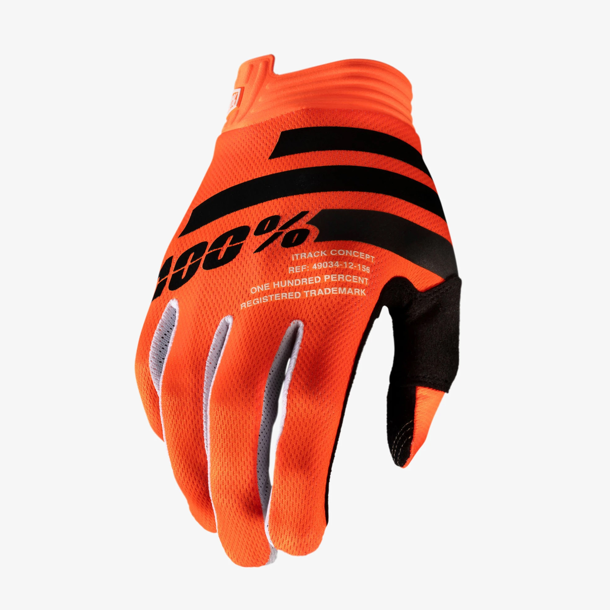 ถุงมือ 100% iTRACK Orange/Black