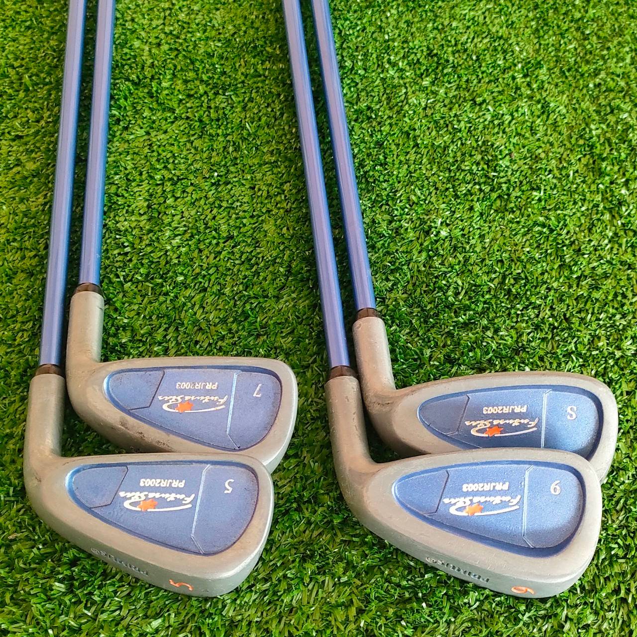 ** ไม้กอล์ฟสำหรับเด็ก ** ชุดเหล็ก PRIMUS มีเหล็ก 5 ,7 ,9 เเละ SW ก้าน PRJR2003