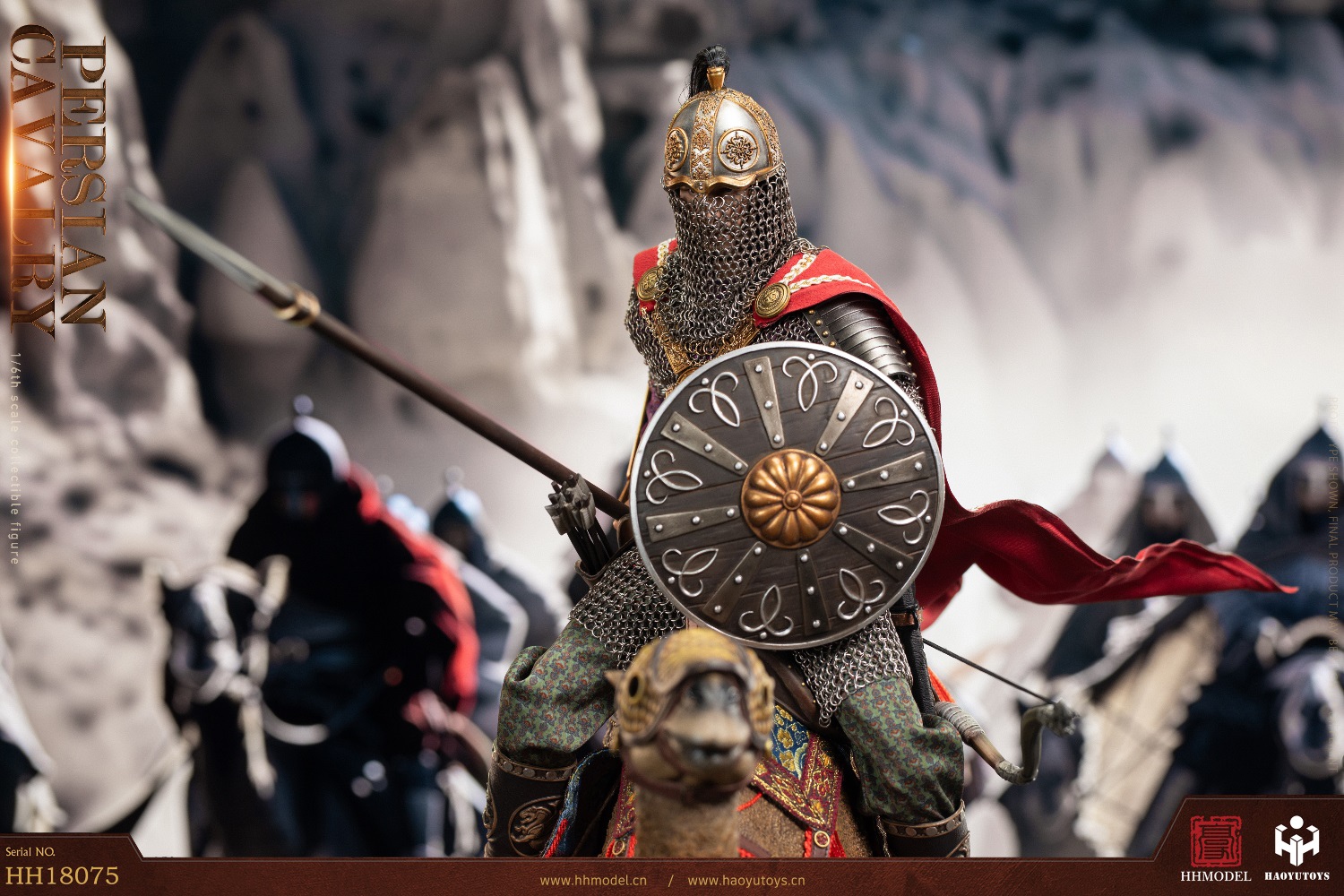 [สั่งจอง] HHMODEL & HAOYUTOYS 1/6 Imperial Legion - HH18075 : Persian heavy cavalry