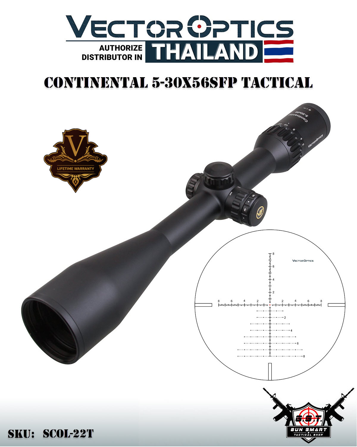 CONTINENTAL 5-30X56SFP TACTICAL