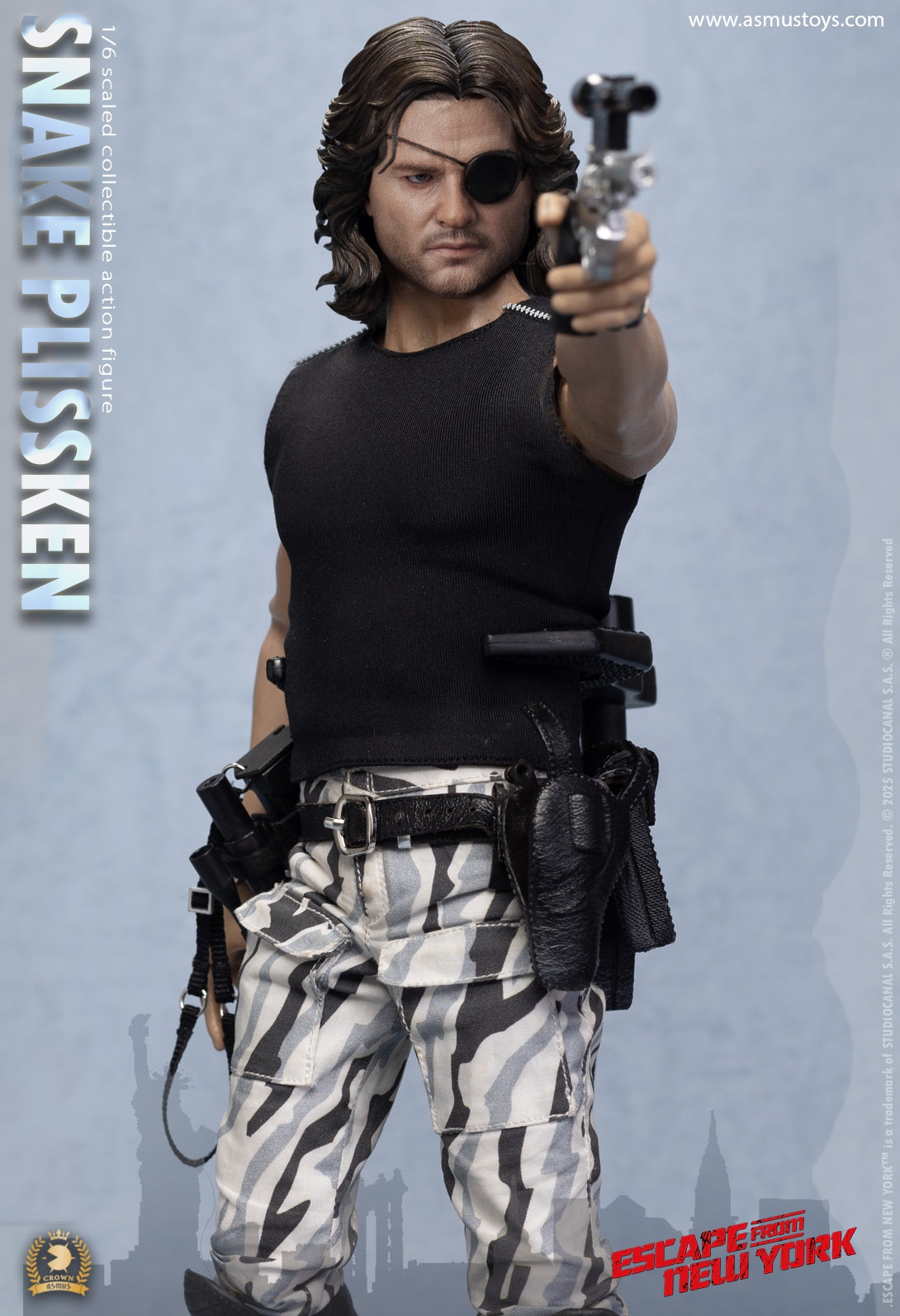[สั่งจอง]ASMUS TOYS 1/6 : THE CROWN SERIES - SNAKE PLISSKEN
