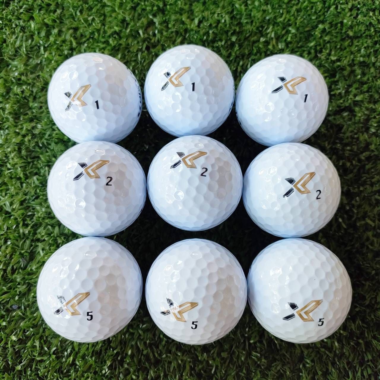 ลูกกอล์ฟ XXIO X-eks ของใหม่ ลูกสามชั้น SPIN SKIN ปั่นๆ ตกหยุดแน่นอน Compression ball 80 ไม้กอล์ฟพรีเมี่ยมมือสอง ของแท้ By NakaraLuxurious