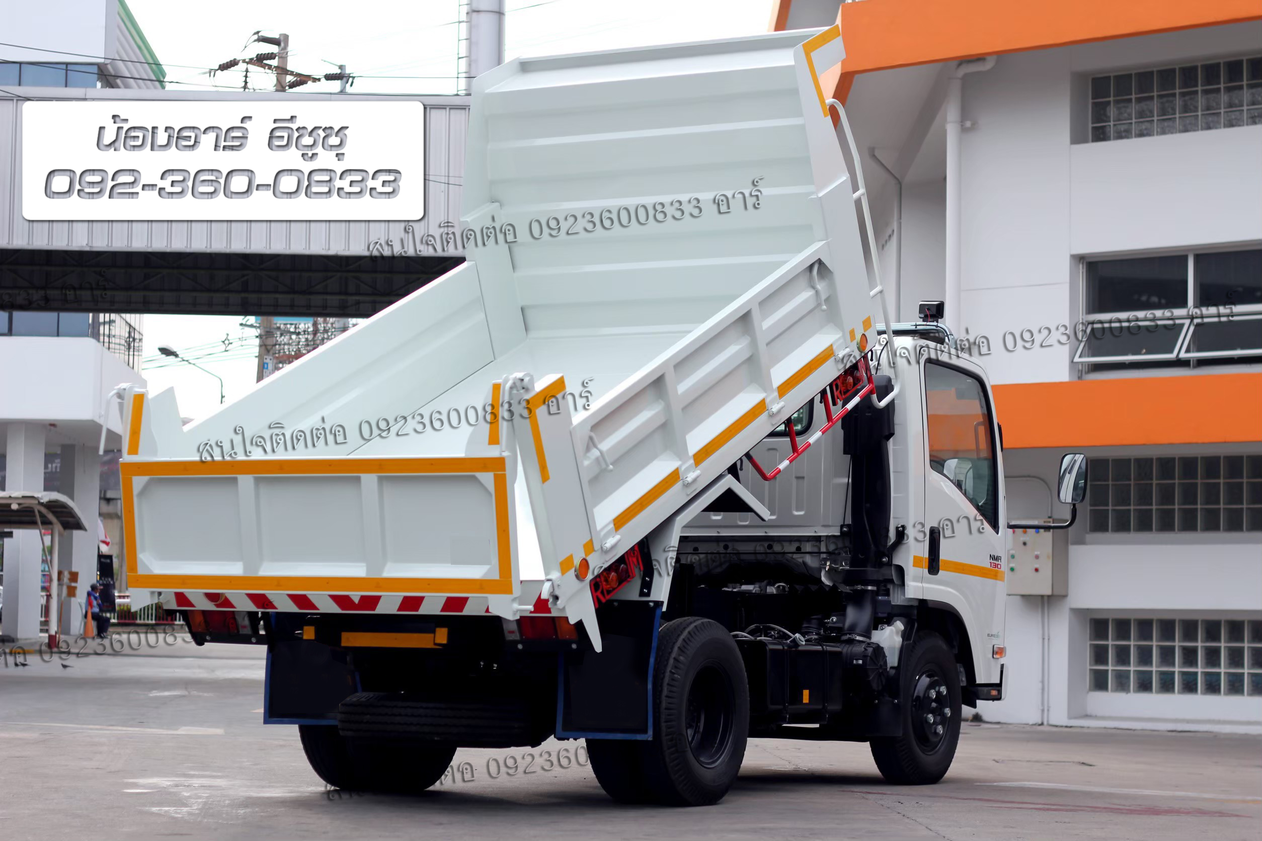 6 ล้อ ISUZU NMR130 แรงม้า พร้อมกระบะดั๊มพ์