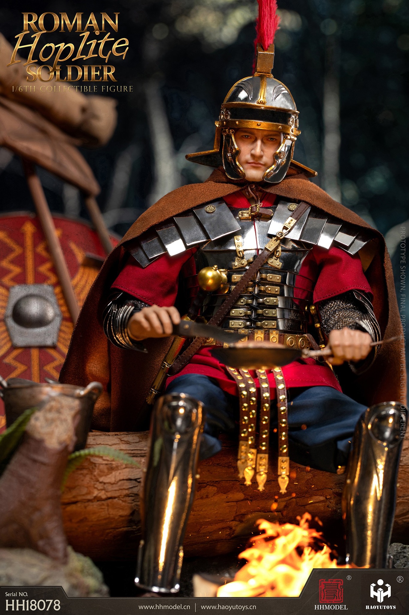 [สั่งจอง] HHMODEL & HAOYUTOYS HH18078 1/6 : Imperial Legion - Hoplite Re plate making