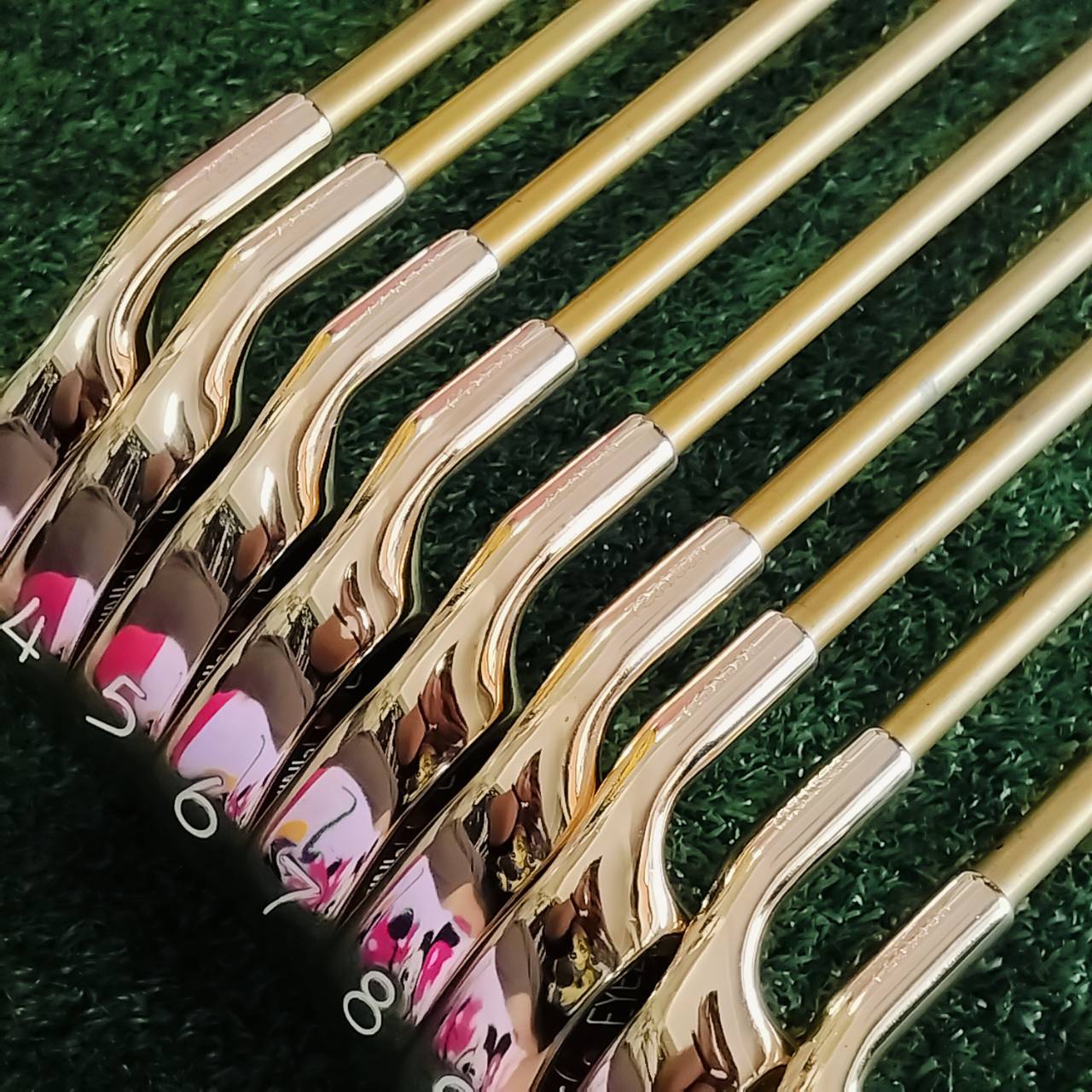 ชุดเหล็ก PING EYE2 ทองแดง!!! BECU BERYLLIUM COPPER ขัดให้แล้ว สวยจัดๆๆ ตอนราคาแพงมากๆ และหายากมากค่ะ ไม้กอล์ฟพรีเมี่ยมมือสอง ของแท้ By NakaraLuxurious