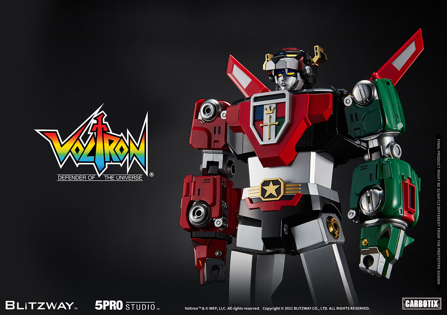 [สั่งจอง]5PRO STUDIO × BLITZWAY : CARBOTIX Series 5PRO-CA-10401 Voltron