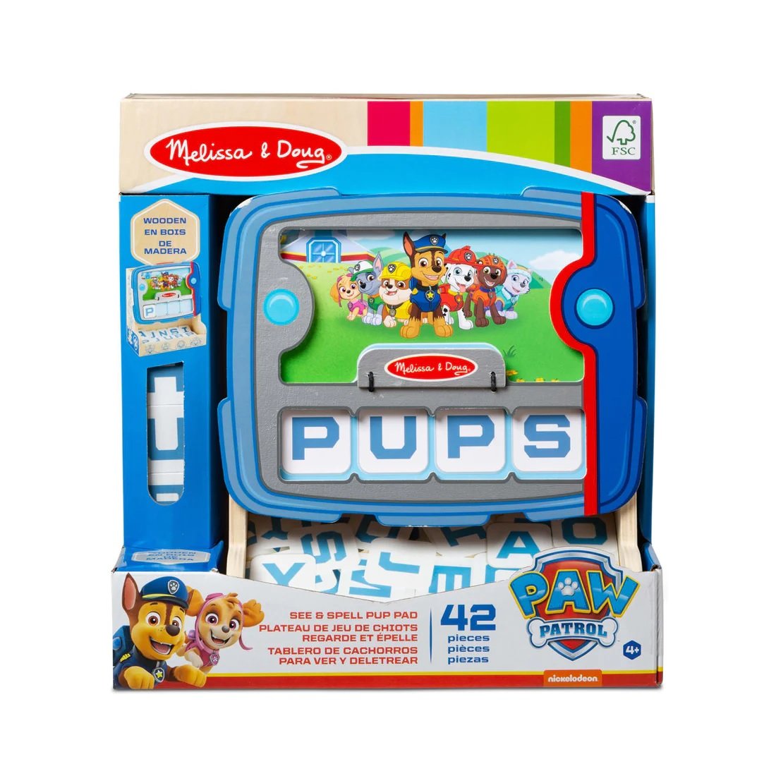 ชุดผสมคำศัพท์พอว์พาโทรล Melissa & Doug PAW Patrol See & Spell Pup Pad, ของเล่นเสริมพัฒนาการ, ของเล่น
