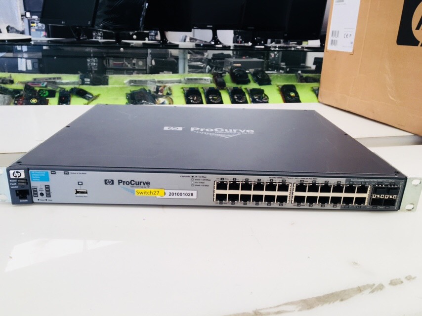 สวิตซ์ HP 2910al-24G Switch (J9145A) 20-Port 10/100/1000Base-T + 4-Port
