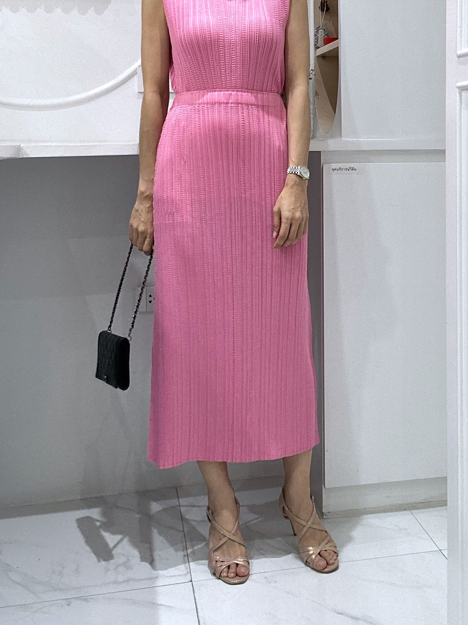 ปรับราคาลง40%!! ยาว 34.5นิ้ว! 2MUAY รุ่น GJO5110 STRAIGHT PLEAT SKIRT กระโปรงผู้หญิง กระโปรงพลีทคุณภาพ 8 สี FREE SIZE