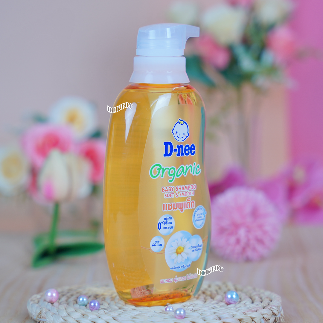 D-nee ดีนี่ ออร์แกนิค เบบี้แชมพู ซอฟท์แอนด์สมูท 400 มล.