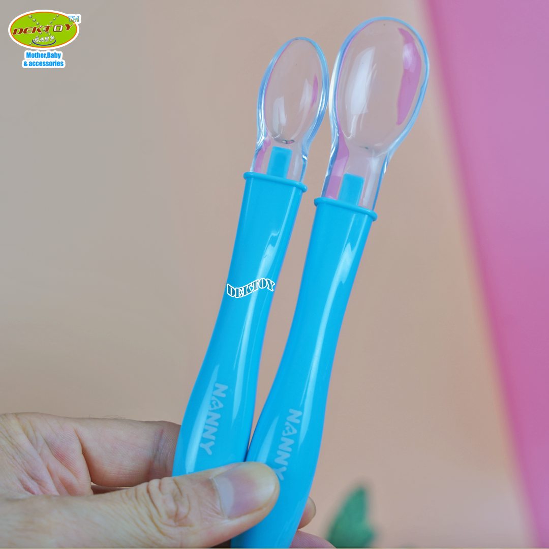 Nanny แนนนี่ ช้อนป้อนอาหารทารกปลายนิ่มซิลิโคน N5733