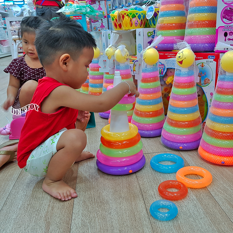 ของเล่นเด็ก โยนห่วง มีไฟ มีเพลง